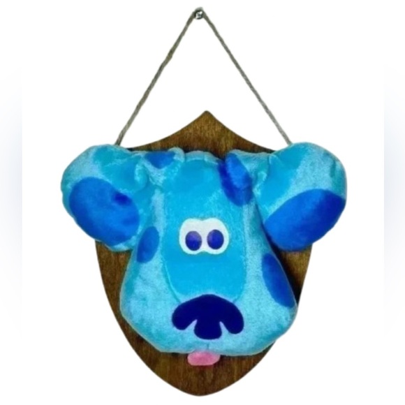 Blues Clues Custom Trophy Head Mount Plush Stuffed Animal Wall Decor 90s Y2K - Picture 1 of 6